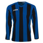 Koszulka piłkarska z długim rękawem PISA 10 Royal-Black